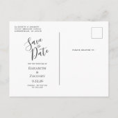 Bourgogne Gold Agaat Emerald Green Save the Date Aankondigingskaart (Achterkant)