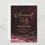 Bourgogne Gold Agaat Pensioen Partij Kaart (Voorkant)