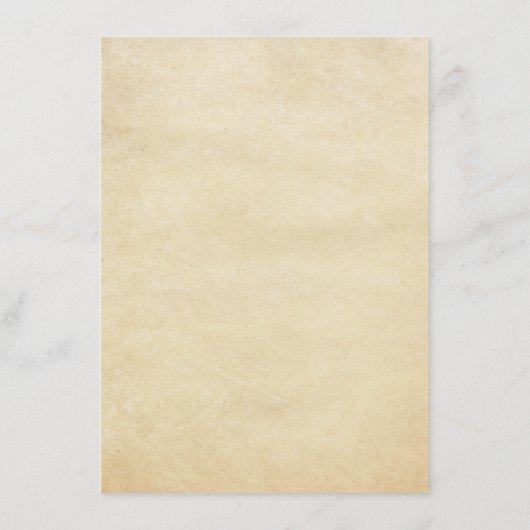 Bourgogne Gold Alice in Wonderland Wedding Details Informatiekaartje (Achterkant)