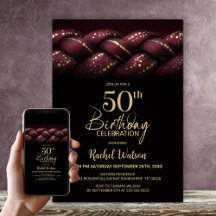 Bourgogne Gold Braid 50e verjaardagsfeest