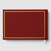 Bourgogne Gold Foil PhD Afstuderen Gastenboek (Achterkant)