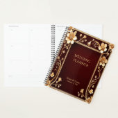 Bourgogne Golden Flowers Planner (Display)