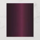 Bourgogne goud 50e budget verjaardag save the date flyer (Achterkant)