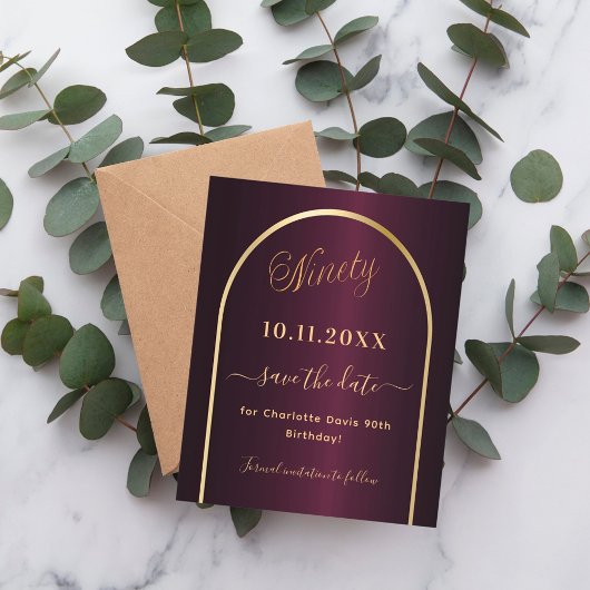 Bourgogne goud 90ste verjaardag budget save the da flyer