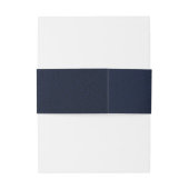 Bourgogne Goud Bloemen Marine Blauw Bruiloft Uitno Uitnodigingen Wikkel (Achterkant Voorbeeld)