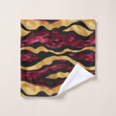 Bourgogne goud tegelpatroon bad handdoek (Wasdoekje)