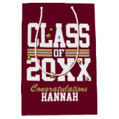 Bourgogne|Goudcursussen Medium Cadeauzakje (Voorkant)