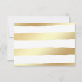 Bourgogne Gouden Bloemen Botanische Dank u kaart (Achterkant)