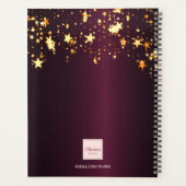 Bourgogne gouden sterren foto 2025 planner (Achterkant)