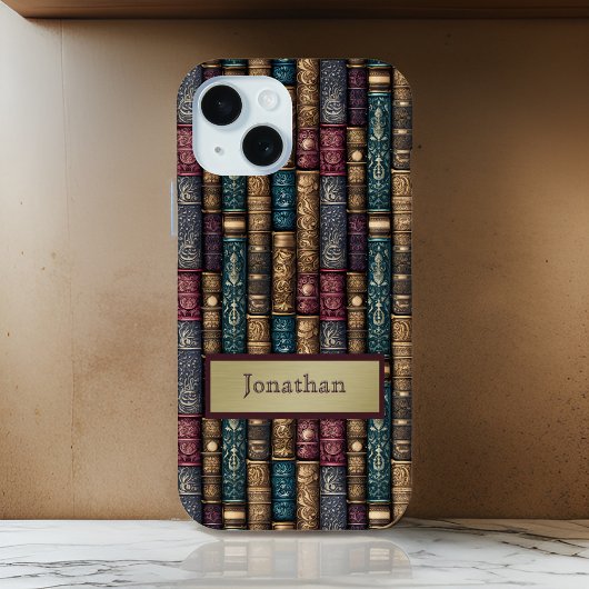 Bourgogne Groen Antiek Boek Hoesjes Goud Monogram