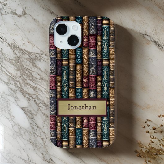 Bourgogne Groen Antiek Boek Hoesjes Goud Monogram