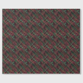 Bourgogne, groen en geel Abstract Plaid - Cadeaupapier (Vlak)