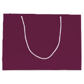 Bourgogne Grote Gift Bag – Single Color Design Groot Cadeauzakje (Achterkant)