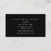 Bourgogne Grungy Distress Gold Marble Vip Visitekaartje (Achterkant)