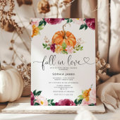 Bourgogne Herfst uit liefdesbruiddoucheuitnodiging Kaart