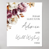 Bourgogne Herfst Vrijgezellenfeest advies en goede Poster (Voorkant)