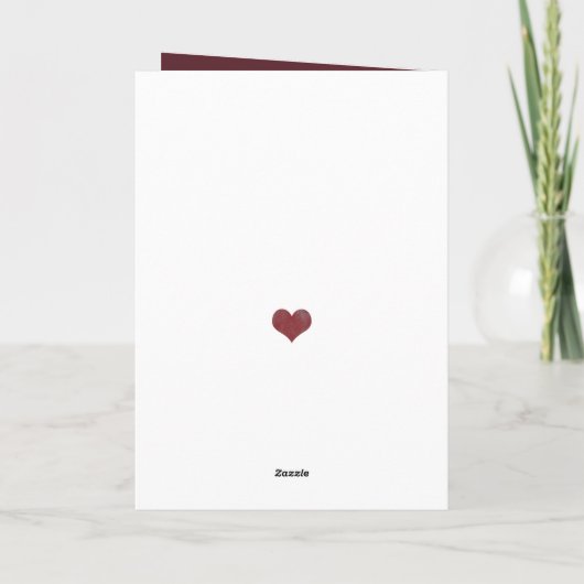 Bourgogne, het beste moment om mijn leven Valentij Kaart (Achterkant)