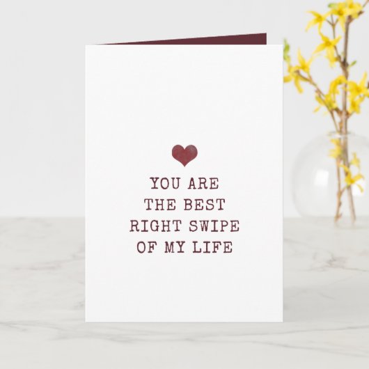 Bourgogne, het beste moment om mijn leven Valentij Kaart (Gele Bloem)