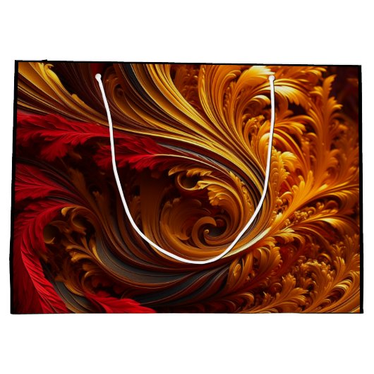 Bourgogne Het is een Wrap Groot Cadeauzakje (Achterkant)