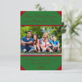 Bourgogne & Hunter-foto - 3 x 5 kerstkaart Kaart (Staand voorkant)