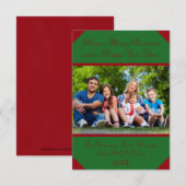 Bourgogne & Hunter-foto - 3 x 5 kerstkaart Kaart (Voorkant / Achterkant)