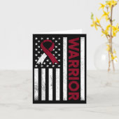 Bourgogne Ivoor Amerikaanse vlag lint voor keelkan Kaart (Gele Bloem)