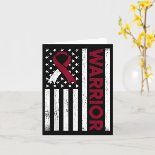 Bourgogne Ivoor Amerikaanse vlag lint voor keelkan Kaart (Gele Bloem)