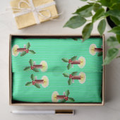 Bourgogne kaarsje met Xmas heilig Tissuepapier (Geschenk)