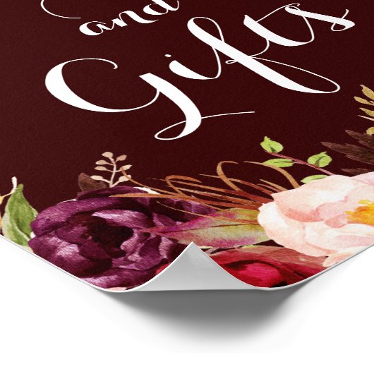 Bourgogne Kaarten en cadeaubonnen Poster (Hoek)