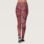 "Bourgogne  kant" Leggings (Achterkant)