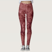 "Bourgogne  kant" Leggings (Voorkant)