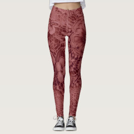 "Bourgogne  kant" Leggings