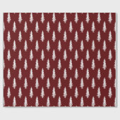 Bourgogne | Kerstmis met witte sinaasappelbomen | Cadeaupapier (Vlak)