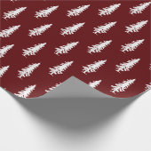 Bourgogne | Kerstmis met witte sinaasappelbomen | Cadeaupapier (Hoek)