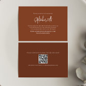 Bourgogne laat elegante RSVP QR-code achter