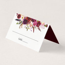 Bourgogne Marsala Bohemian Tafel Plaats Kaart