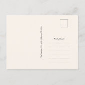 Bourgogne Marsala Boho Bloemenbruiloft Save the Da Aankondigingskaart (Achterkant)