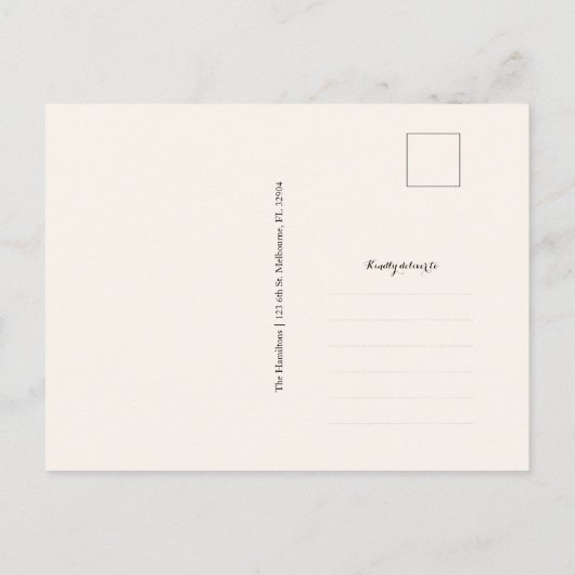 Bourgogne Marsala Boho Bloemenbruiloft Save the Da Aankondigingskaart (Achterkant)