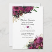 Bourgogne - Marsala en Gold Virtual Vrijgezellenfe Kaart (Voorkant)