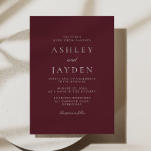 Bourgogne Merlot Wijn Minimal Wedding