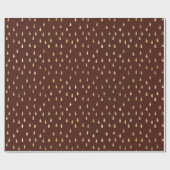 Bourgogne, met Gold Raindrops. Cadeaupapier (Vlak)