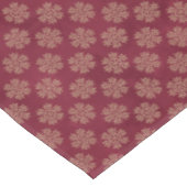 Bourgogne met gouden sneeuwvlokken kerst tafelkleed (Gekanteld)