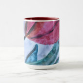Bourgogne met rode tulp mok (Midden)