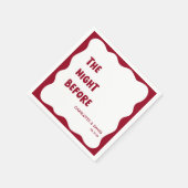 Bourgogne Modern Welcome Party repetitie diner Servet (Hoek)