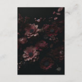 Bourgogne Moody Floral Informatiekaartje (Achterkant)