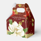 Bourgogne mooie Rosy Gold Wedding Favor Box Bedankdoosjes (Voorkant Zijde)
