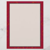 Bourgogne n Gold Designed Papierblad (Voorkant)