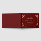 Bourgogne Nikah Islamitische Moslim Bruiloft Gastenboek (Volledig)