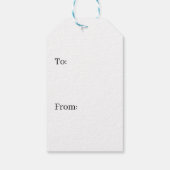 Bourgogne Paarse Elegant Cadeaulabel (Achterkant)