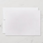 Bourgogne paarse glitter bloemendank u kaart (Achterkant)